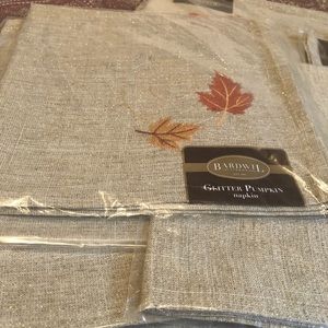 Glitter linens napkins